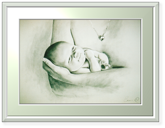 <a href="Preisliste.php#preise_kohle">» zur Preisliste</a><br /><br /><a href="Techniken.php#kohle">» Technik: Kohle</a> Kinderportrait