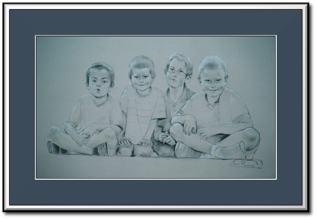 <a href="Preisliste.php#preise_kohle">» zur Preisliste</a><br /><br /><a href="Techniken.php#kohle">» Technik: Kohle</a> Mehrfachportrait