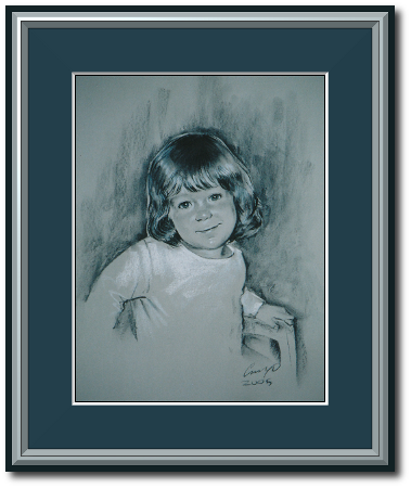 <a href="Preisliste.php#preise_kohle">» zur Preisliste</a><br /><br /><a href="Techniken.php#kohle">» Technik: Kohle</a> Kinderportrait
