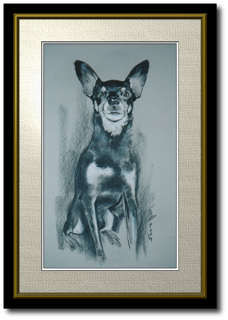<a href="Preisliste.php#preise_kohle">zur Preisliste</a><br /><br /><a href="Techniken.php#kohle">» Technik: Kohle</a> Hundeportrait