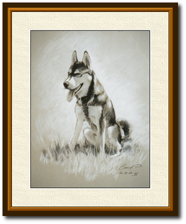 <a href="Preisliste.php#preise_kohle">» zur Preisliste</a><br /><br /><a href="Techniken.php#kohle">Technik: Kohle</a> Hundeportrait