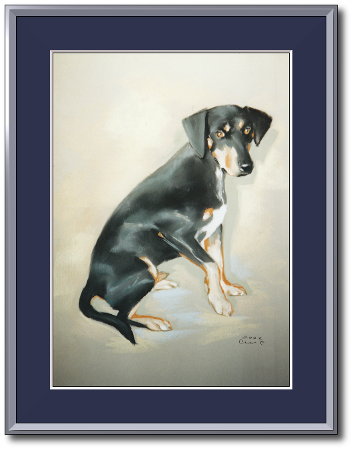 <a href="Preisliste.php#preise_kreide">» zur Preisliste</a><br /><br /><a href="Techniken.php#kreide">» Technik: Kreide</a> Hundeportrait